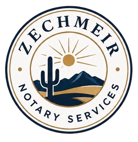 Zechmeir Notary Services seal